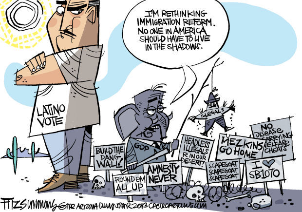 Daily Fitz Cartoon: In the shadows